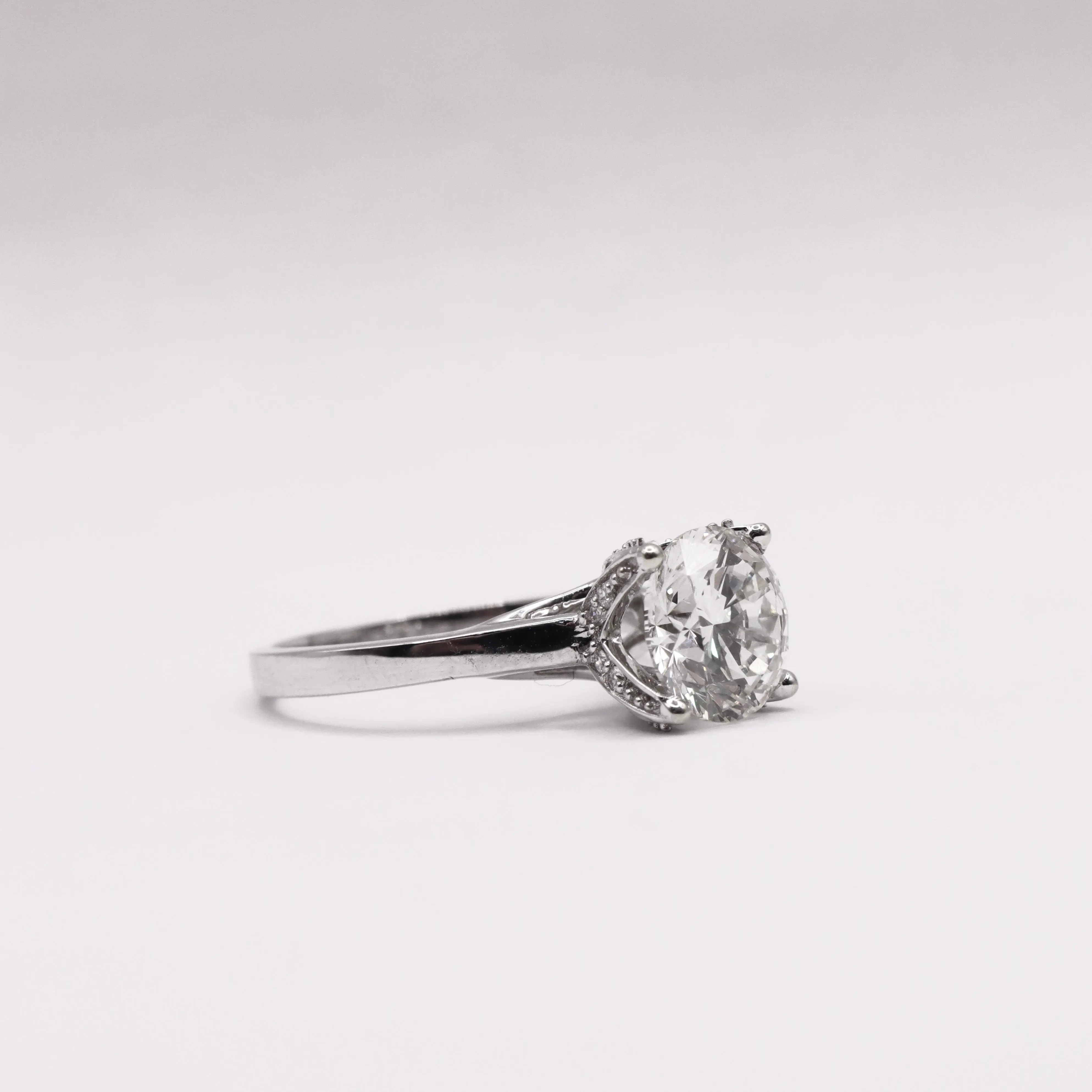 Hidden Twilight Round Ring