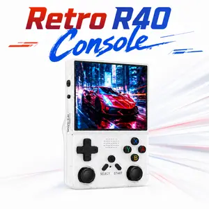 Retro R40 Rechargeable Portable Handheld Gaming Console, 3.5” IPS Screen, 128GB Storage, 21000+ Built-In Retro Games, HDMI-Ready Output, Cable Charging, Stress Relief Gift (Toys & Hobbies Classic Novelty Toy)