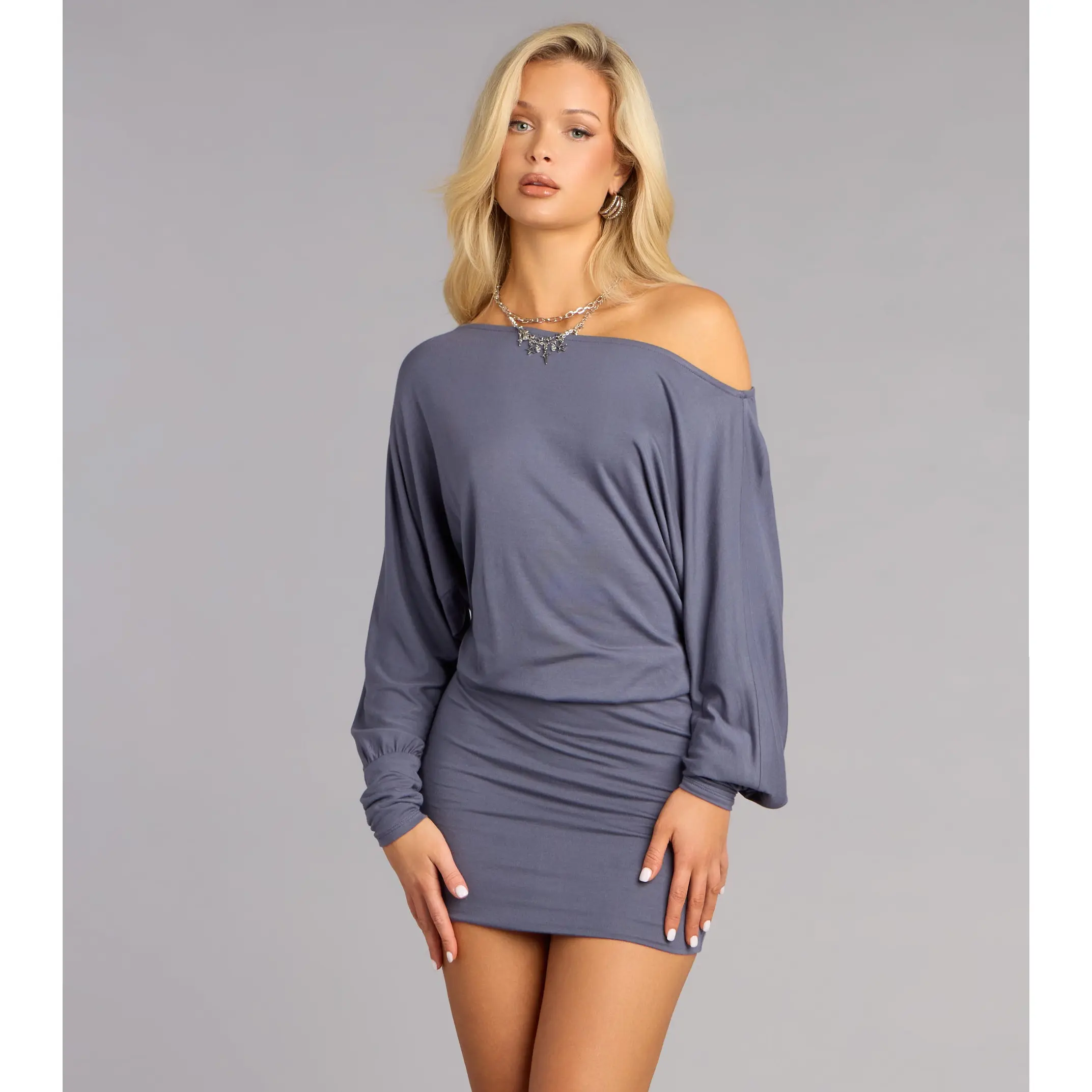 All Yours Off-Shoulder Mini Dress