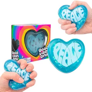 Heart  Toy Blind Box Cute Heart Shape Stress Relief Decompression Squeeze Soft Slow Rebound Fun Portable Toy Surprise Toy Gift