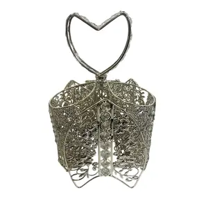 3 compartment Silverware stainless steel cutlery utensils holder