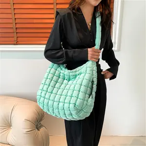 Must-Have New Pleated Cloud Bag - Elegant Shoulder Dumpling Bag with Generous Space and Fluffy Down Cotton for Everyday Style