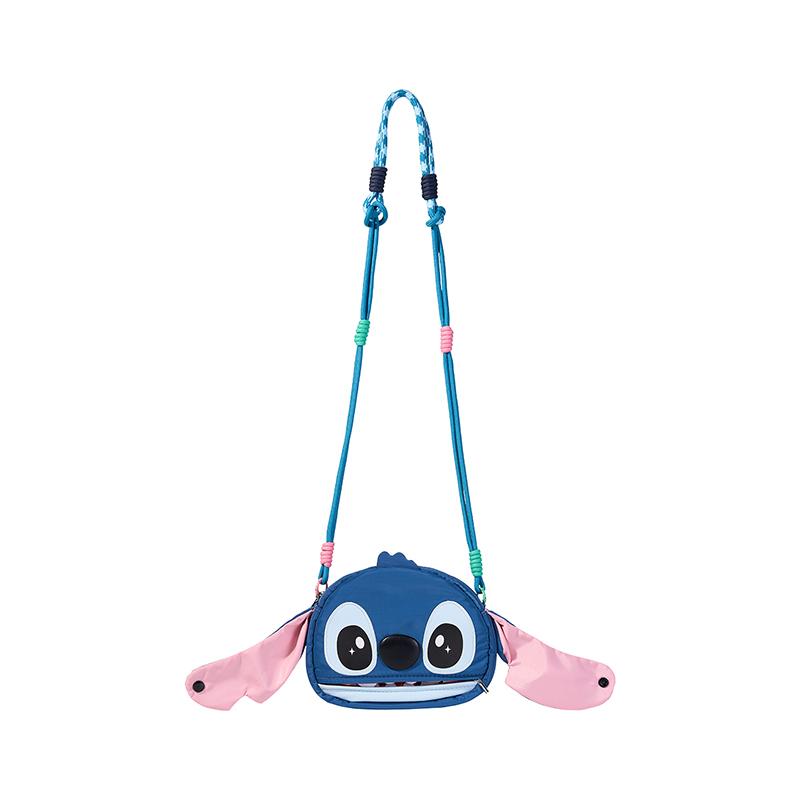 MINISO x Disney Stitch Ear Handle Crossbody Bag, Cute Plush Women's Clutch with Top Handle for School & Everyday Use