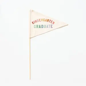 Kindergarten Graduate Flag {Rainbow)