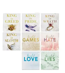 Ana Huang Twisted Series Set King of Wrath Pride Greed Sloth New Edition Books Featuring Twisted Games Hate Love Lies