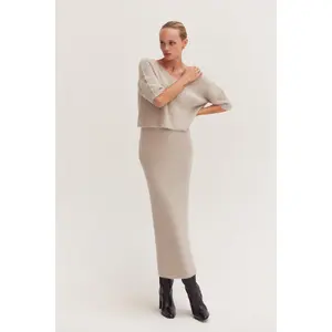 June Fuzzy Midi Skirt
