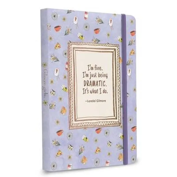 Gilmore Girls English Softcover Notebook - Insight Editions, 6x8-in Paperback English Book with Elastic Band, Ribbon Placeholder, 240 Ruled Pages, 0.75 lbs for Journaling & Note-Taking (Ideal for Gilmore Girls Fans)