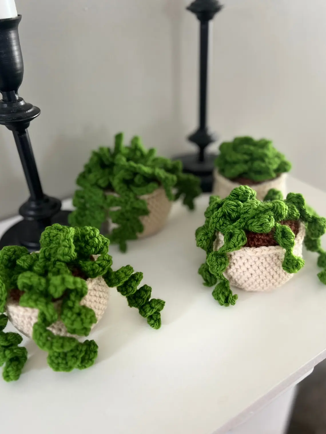 Handmade Crochet Potted Plants, Soft Amigurumi Succulents, Whimsical Home Decor, Unique Gift, Plant Lover Decor