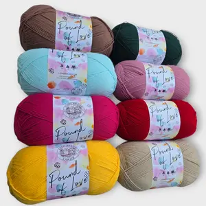 Pound of Love Lion Brand Yarn, Worsted Weight Yarn, CHOOSE Color