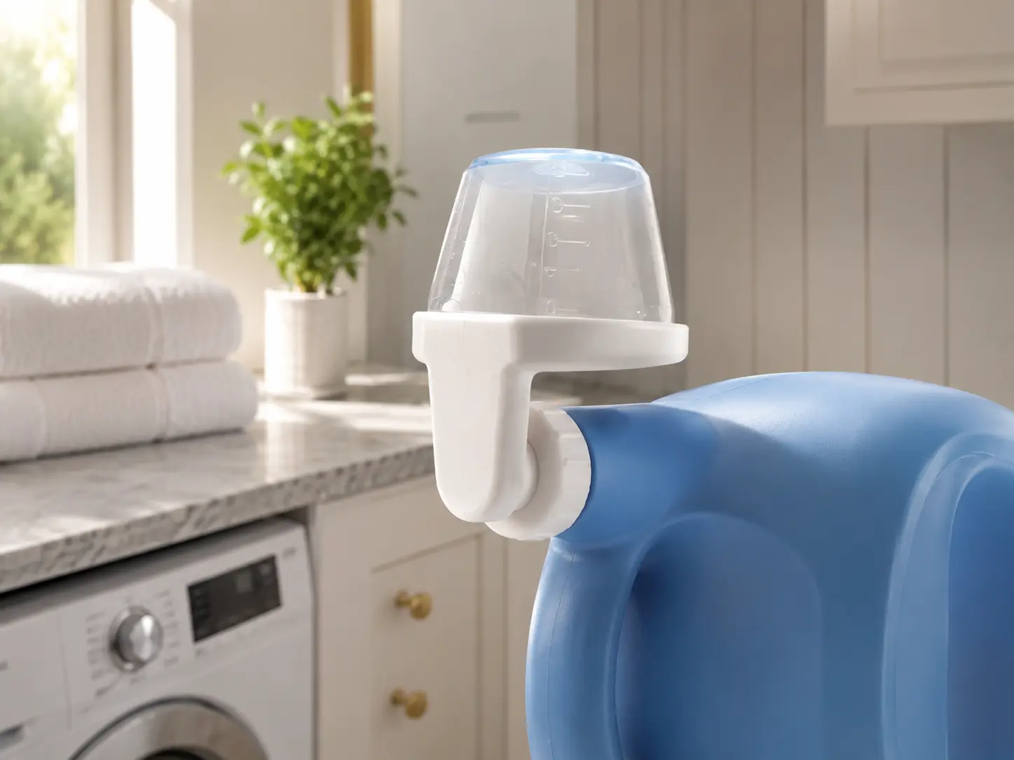 Laundry Detergent Cup Holder, Bottle Cap Measuring Cup Holder, Laundry Room Organizer