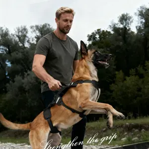 Multifunctional Two-In-One Pet Chest Harness Set, Reflective Anti-Escape Leash for Medium to Large Dogs, Waterproof Breathable Outdoor Running Dog Backpack