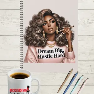 Dream Big Notebook, Lined Journal for Students - Durable, Compact 120-Page Notebook for Note-Taking, Study Sessions