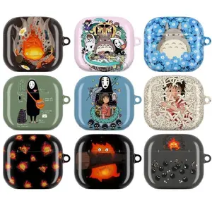 Whispers of the Spirit Realm AirPods Case  Ghibli  Japanese Cozy Fantasy Spirit Art with Magical Creatures & Enchanted Fire  Dreamy Anime-Inspired Aesthetic  Shockproof Protective Cover for AirPods 1 2 3 4 & Pro