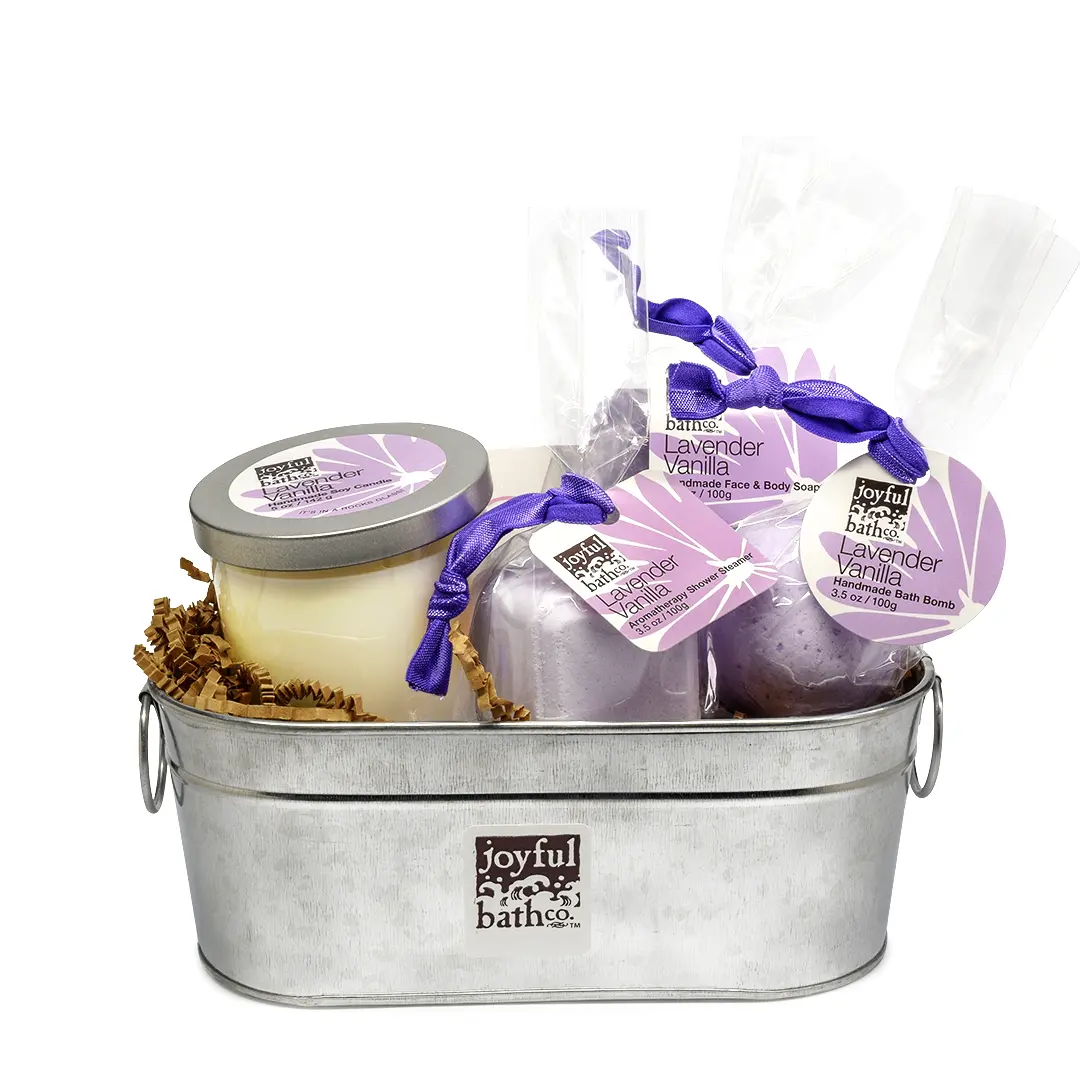 Lavender Vanilla Bath and Shower Gift Set