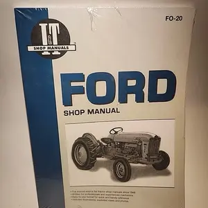 Ford IT FO-20 Shop Manual 2810 2910 3910 Sealed New