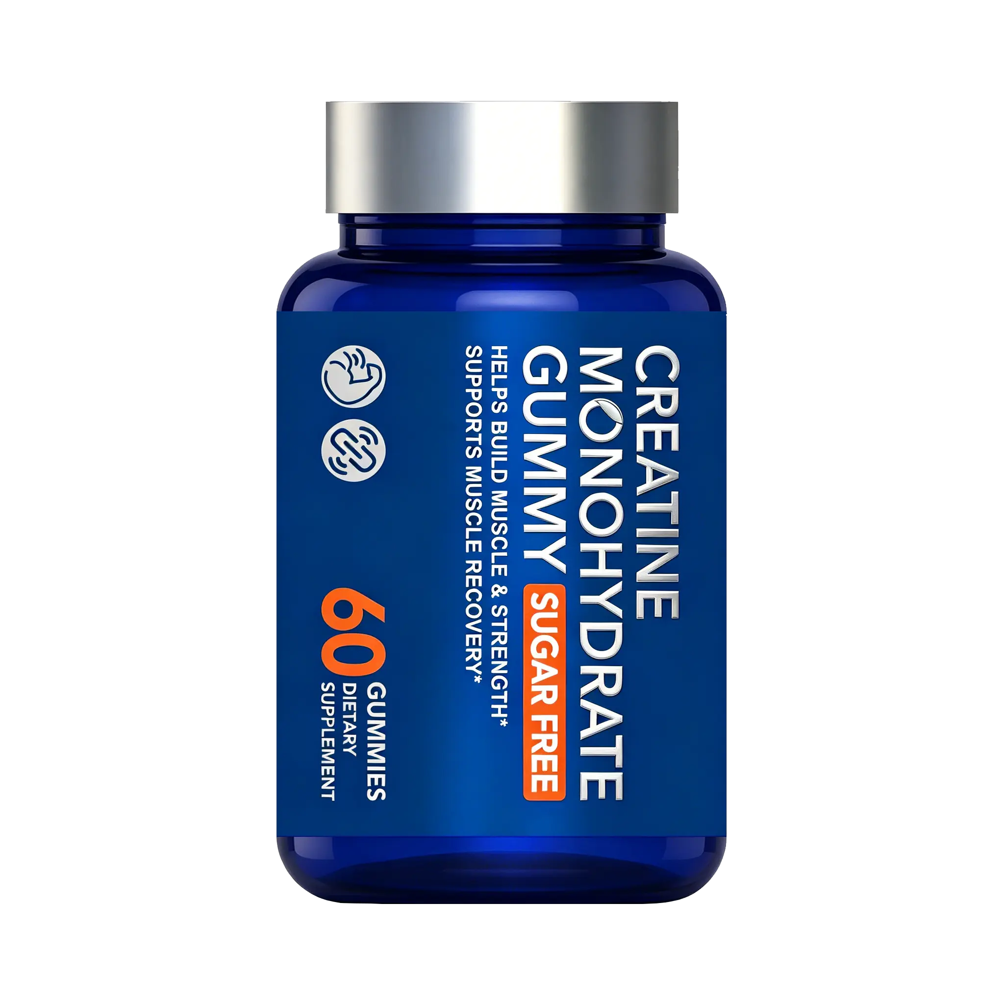 EasyTone Creatine Gummies, Creatine Monohydrate Gummies for Women & Men, Muscle & Performance,2000mg Creatine + BCAAs, 60 Gummies, Workout Routine Support ,SUGAR-FREE,NON-GMO, GMP