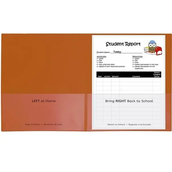 212 MAIN C-Line CLI32004 Classroom Connector File Folders - 25CT, Red, Bilingual, Insert-Allowed Office Filing Supplies, File Folder