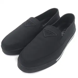 Pre-owned PRADA Nylon Small Leather Goods Loafers