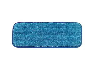 RUBBERMAID FGQ82000BL00 Damp Pad,Flat,Microfiber