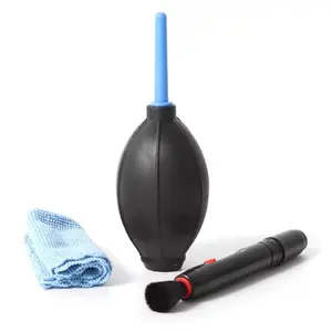 3 in 1 Camera Lens Cleaning Kit, Professional DSLR Lens Digital Camera Telescope Cleaning Tool, Outdoor Camping Travel Lens Cleaning Tool, Smartphone