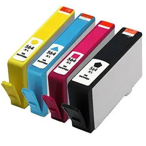 HP Ink 564 XL (HP564XL INK), High Yield Set Of 4 Compatible Inkjets For Use With HP Photosmart