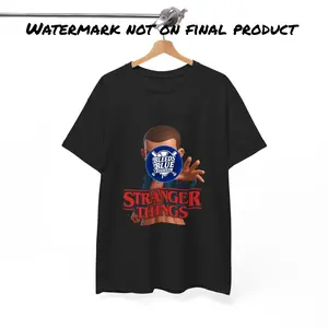 Stranger Things El Tee Shirt - Unisex Heavy Cotton Casual Fit gift graphic