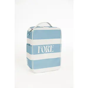 Shoe Bag - Smoke Blue/Angora Fore