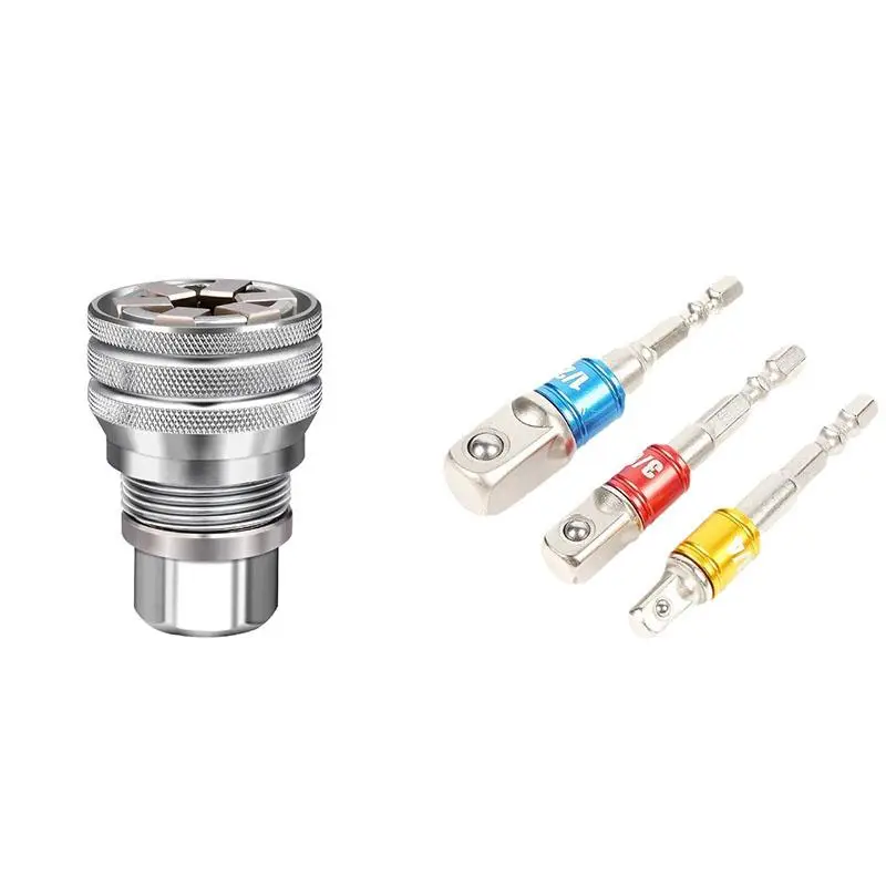 1 Set Universal Socket Tool, Multifunctional Professional Socket Tool, Wrench Power Drill Adapter, Universal Super Socket Repair Tool