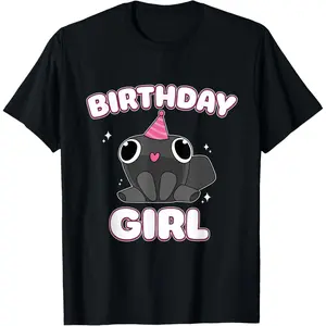 Birthday Girl Pebble Funny Dandy's Minimalist Humor Gifts T-Shirt