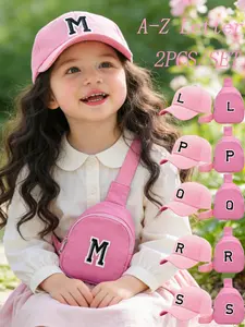 Cute Baseball Cap Sunhat, A-Z Letter Selection, UV Protection for Boys and Girls, Must-Have Summer Accessory 8-12Y