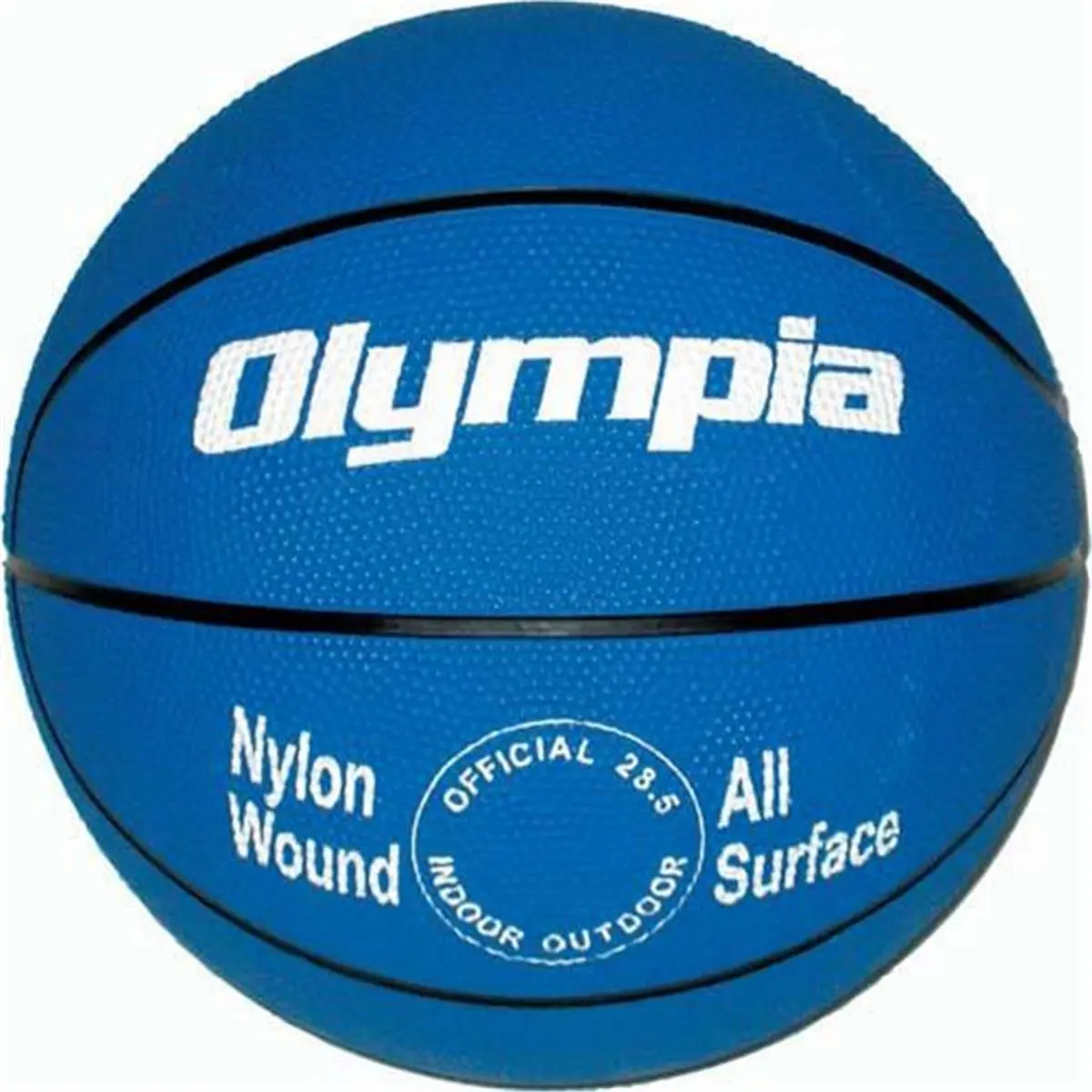 212 MAIN Pro Heavy-Duty Rubber Basketball, Butyl Bladder, Nylon Wound, Official Indoor/Outdoor Sportsball (Blue)