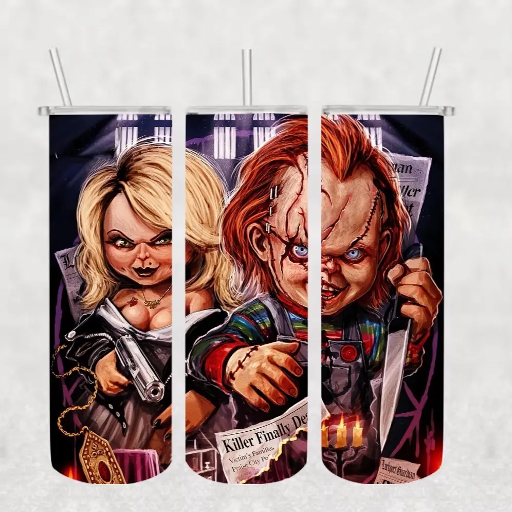 20 oz Chucky Tumbler , Stainless Steel, Drinkware