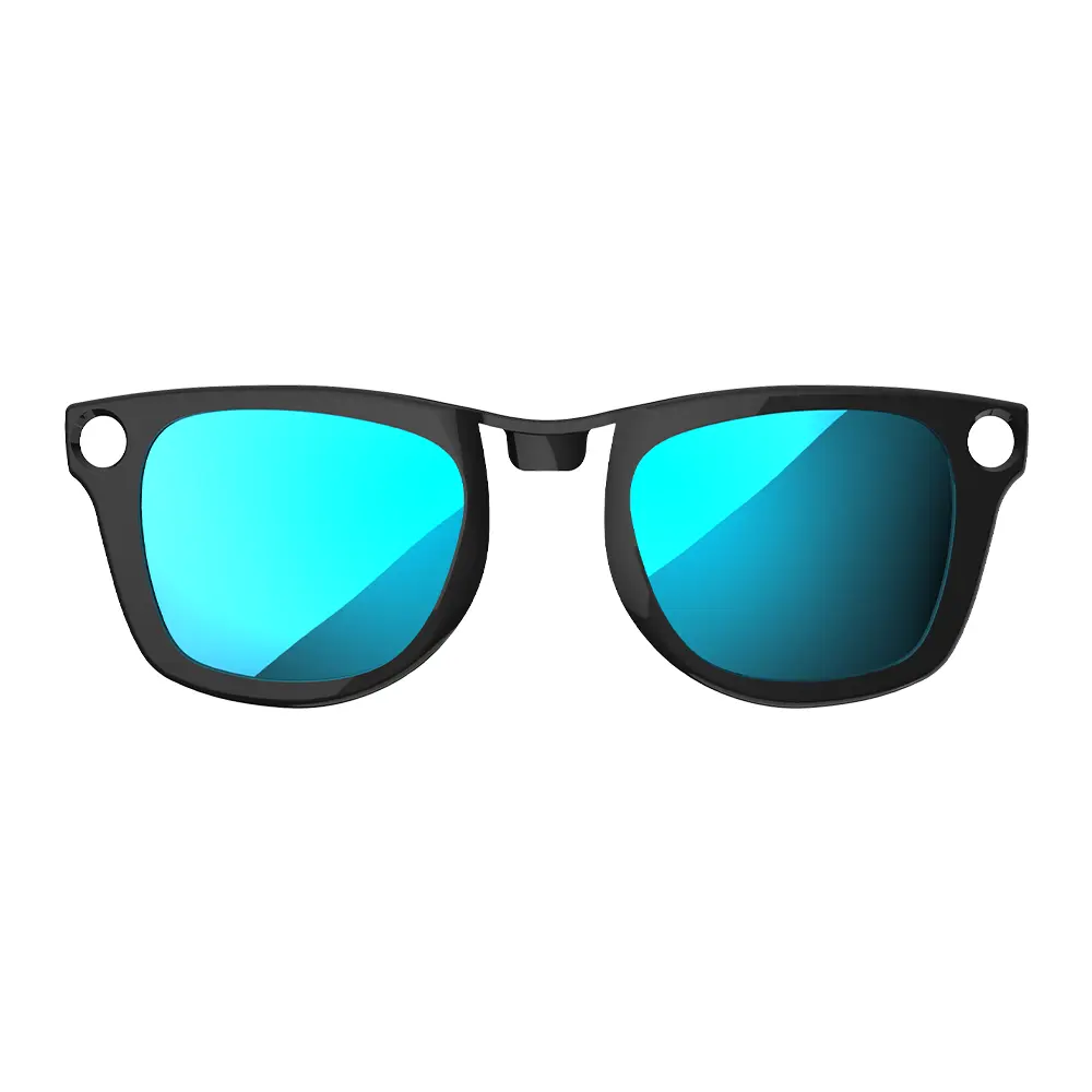 HiBloks Polarized Clip for Ray-Ban Meta Wayfarer RW4008/RW4012 standard 50-22  & Large 53-22 | Matte Black Frame Discoloration Clip-on for Rayban Meta Gen 2 Smart Glasses Accessories, Color Changing Clip (Blue),back to school,back to school haul
