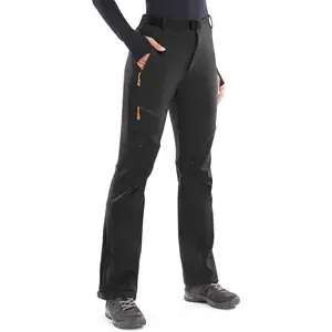 Snow Ski Pants Women Waterproof Softshell Insulated Fleece Lined Snowboard Pants Hiking Pants for Winter Outdoor