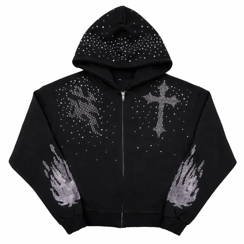 skeleton hoodie zip up rhinestone - TikTok Shop skeleton hoodie zip up rhinestone - TikTok Shop