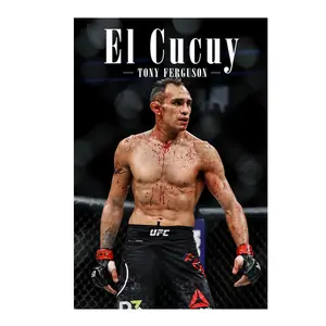 Tony Ferguson El Cucuy UFC Poster,  Wall Art MMA Fighter Print Gym Room Decor Gift