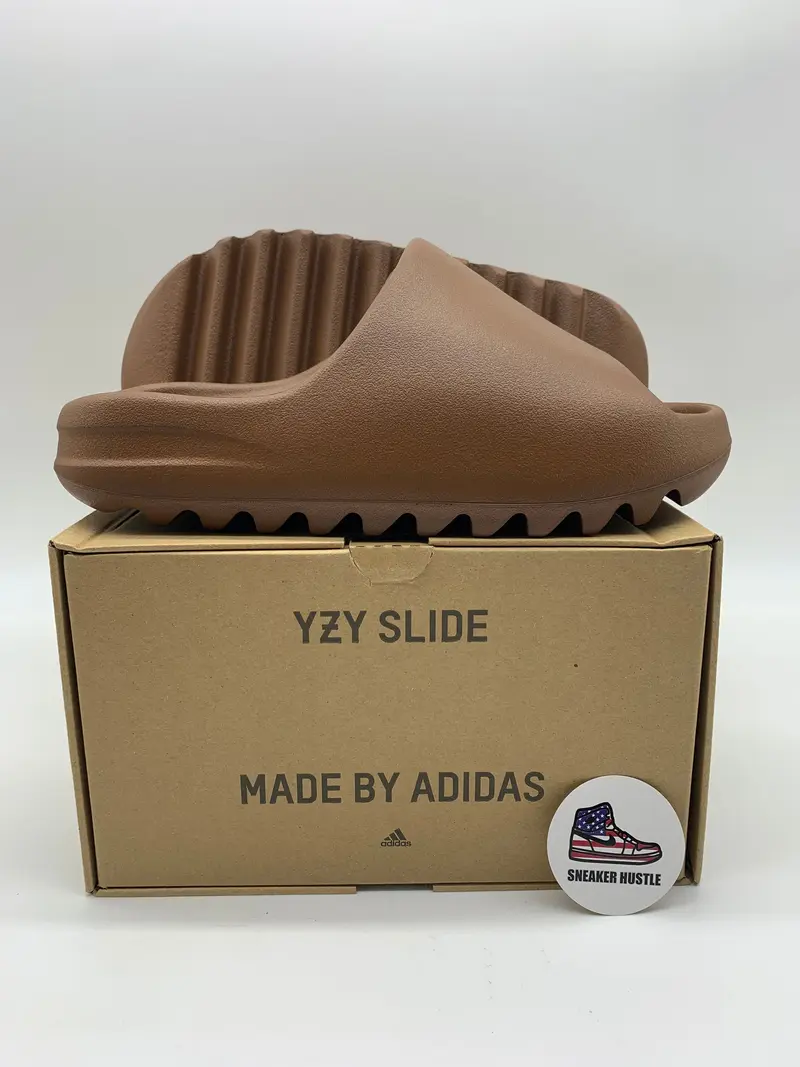 adidas gazelle silver green womens Adidas Yeezy Slide 'Flax' main image 0