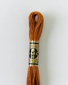 DMC Embroidery Stranded Thread - Six-Strand Embroidery Floss - 780 - Chestnut
