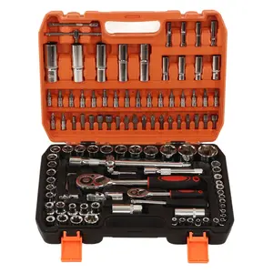 46Pcs/108Pcs 1/4-Inch Wrench Socket Set Hardware Car Motorcycle Repair Kit Ratchet Wrench Tool Set Car Repair Tool Kit
