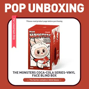 unboxing - THE MONSTERS COCA-COLA SERIES-Vinyl Face Blind Box