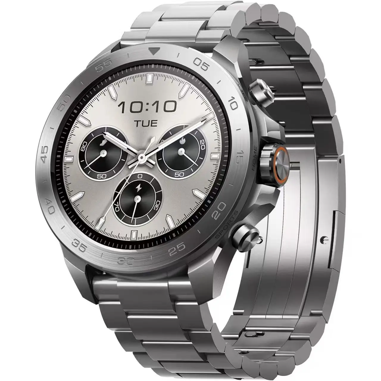 Mibro GS Explorer S Military Sports Smart Watch - Full Titanium Wearable Device, 1.32" AMOLED, Dual Band GPS, Offline Maps, 20-Day Battery, 10ATM Water Resistance, Hiking Use, Father's Day Gift for Cell-Compatible Users, Electronic Sport Watch