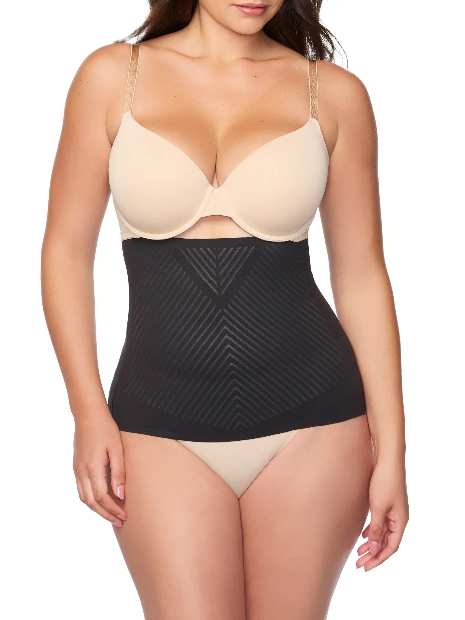 Step-In Waist Cincher Women's Shapewear Tummy Control Girdle Corset with Silicone Grip