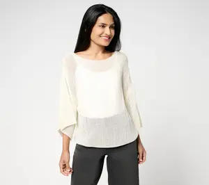 Me by Jennie Garth 100% Cotton Sylvie Popover Top