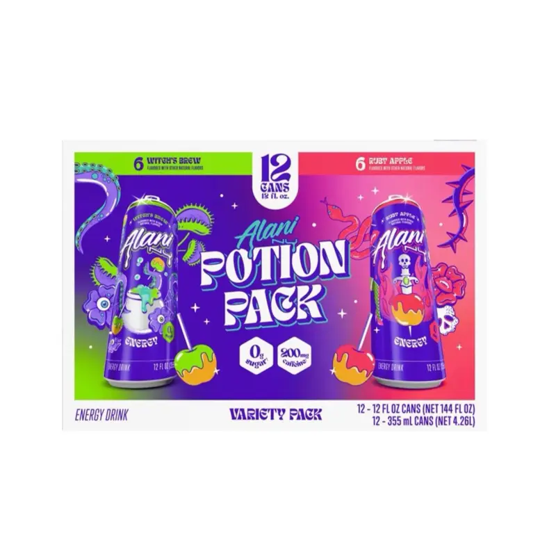 Alani Potion Pack Witch Brew & Ruby Apple 12 Pack Bundle Alani Potion Pack Witch Brew & Ruby Apple 12 Pack Bundle
