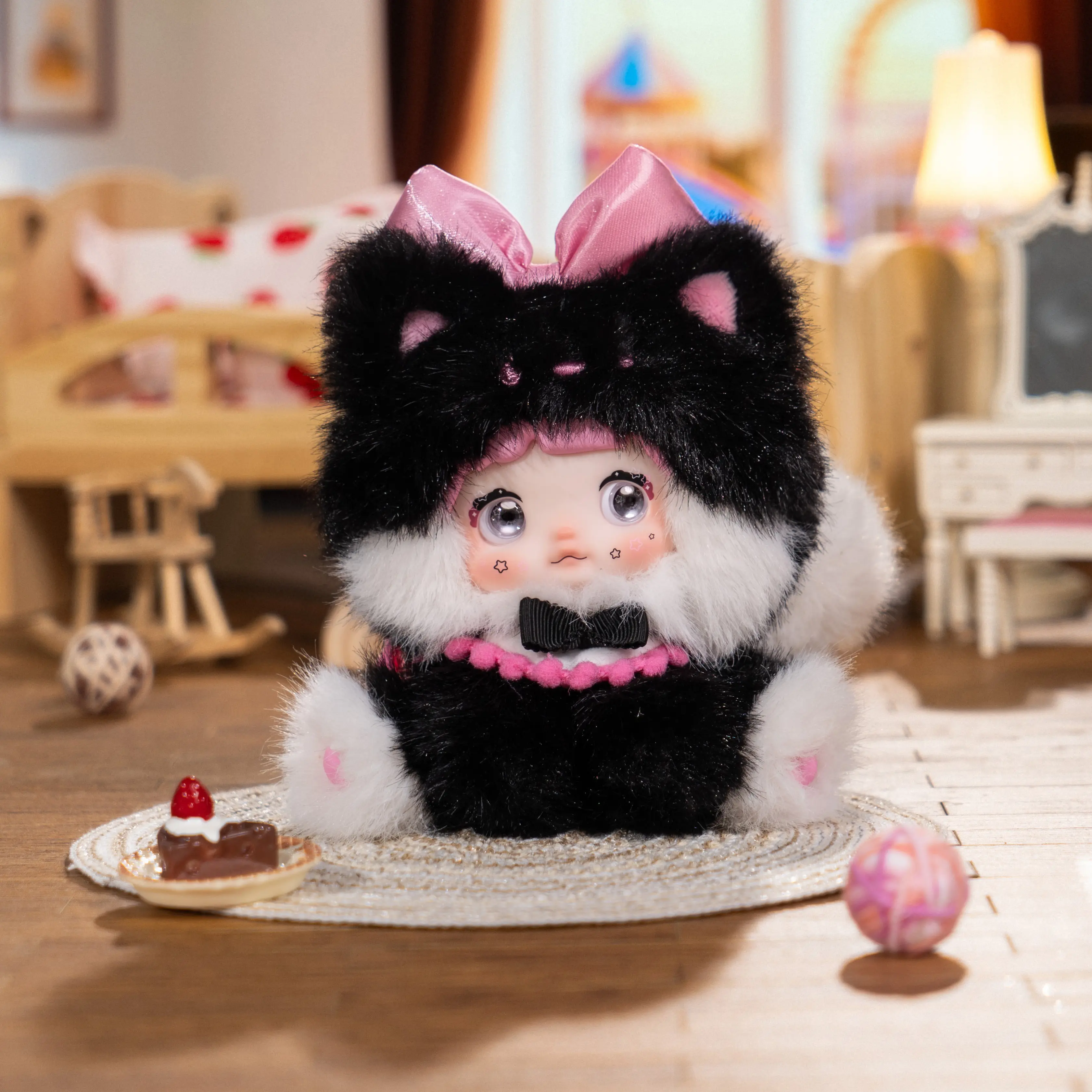 TOPTOY】Nommi Sitting Zoo Series Plush Blind Box, Cute Figures
