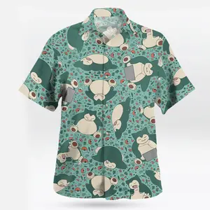 2026 Hot Hawaiian Sets PKM [FREESHIP] Fresh Summer – Youthful – Bold with the Snor PKM Hawaiian Shirt Sleepy Tropical Aloha Shirt A gift for all ages in your family this summer.