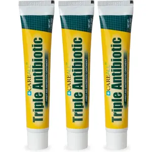 Triple Ointment 1.0 oz (3 Pack), Aid Ointment for Minor Cuts, Scrapes, and Burns to Help Prevent Infection, Compare to The Active Ingredients of Leading Brands