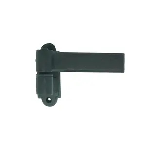 212 MAIN Locking Hinges Wood Shutter Door Hardware Kit - Cast Iron, Black, Faux New York Style, Set of 2, for Masonry Use, Model 30-14-88517