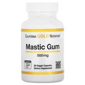 California Gold Nutrition Mastic Gum, 500 mg, 60 Veggie Capsules