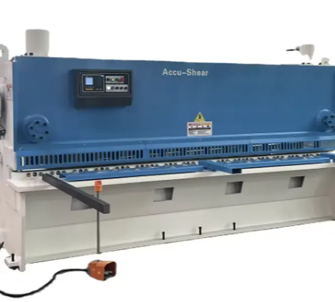 6x3200mm Pneumatic Backgauge Holder Guillotine Shearing Machine, Easy-to-Use Metal Sheet Cutter for Hardware Sheet Cutting Tasks